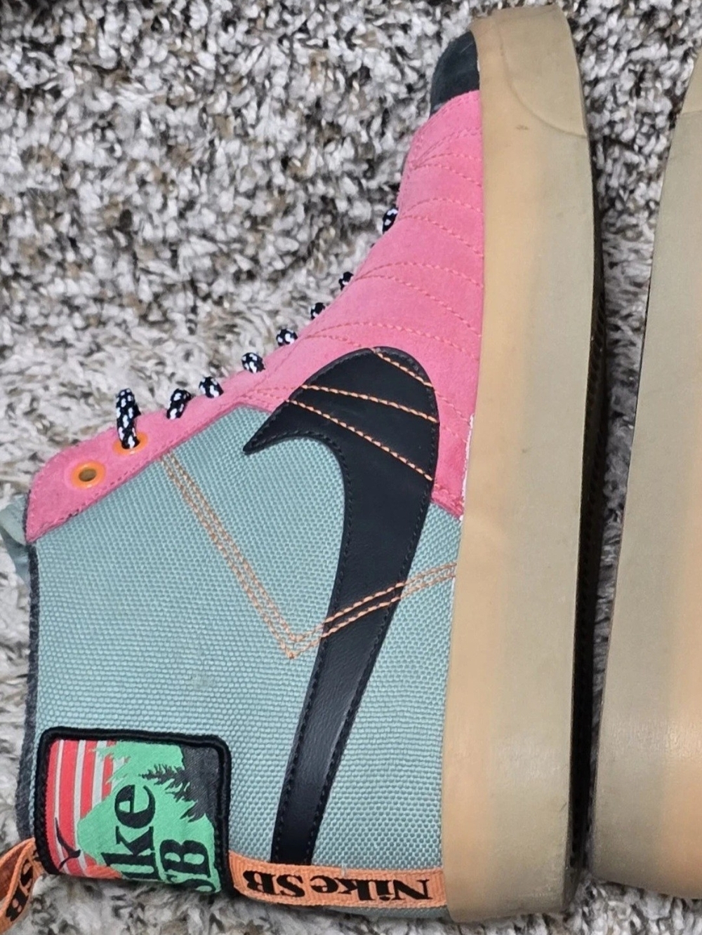 Nike SB Zoom Blazer Mid PRM Acclimate Jade Smoke Men’s Sneakers - 10M EUC